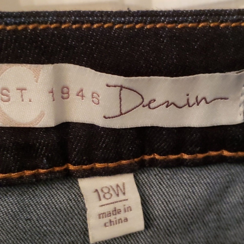 Dark denim Jean skirt - Picture 3 of 5